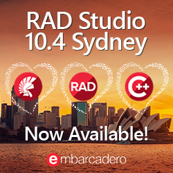 RAD Studio 10.4 Now Available, Learn More