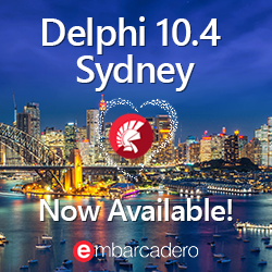 Delphi 10.4 Sydney is Available