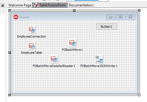 DataSet Mapping to JSON for JavaScript client support in RAD Studio 10.2.2