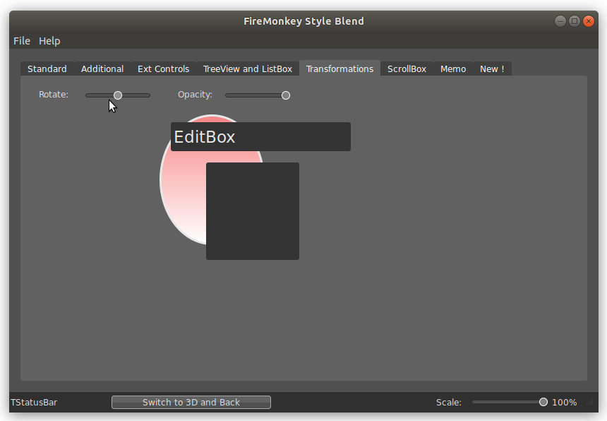 Blend FMX Style on Linux