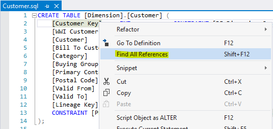 Using SQL Server Database Projects