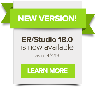 ER/Studio 18.0 is now available!