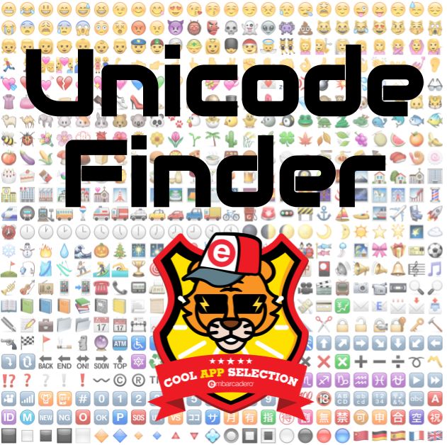 Unicode Finder – Embarcadero Cool Apps Selection