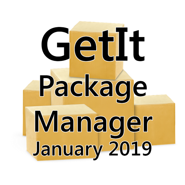 January 2019 GetIt Package Manager Rerpot