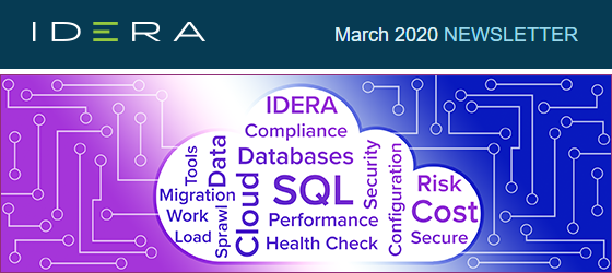 IDERA newsletter March 2020