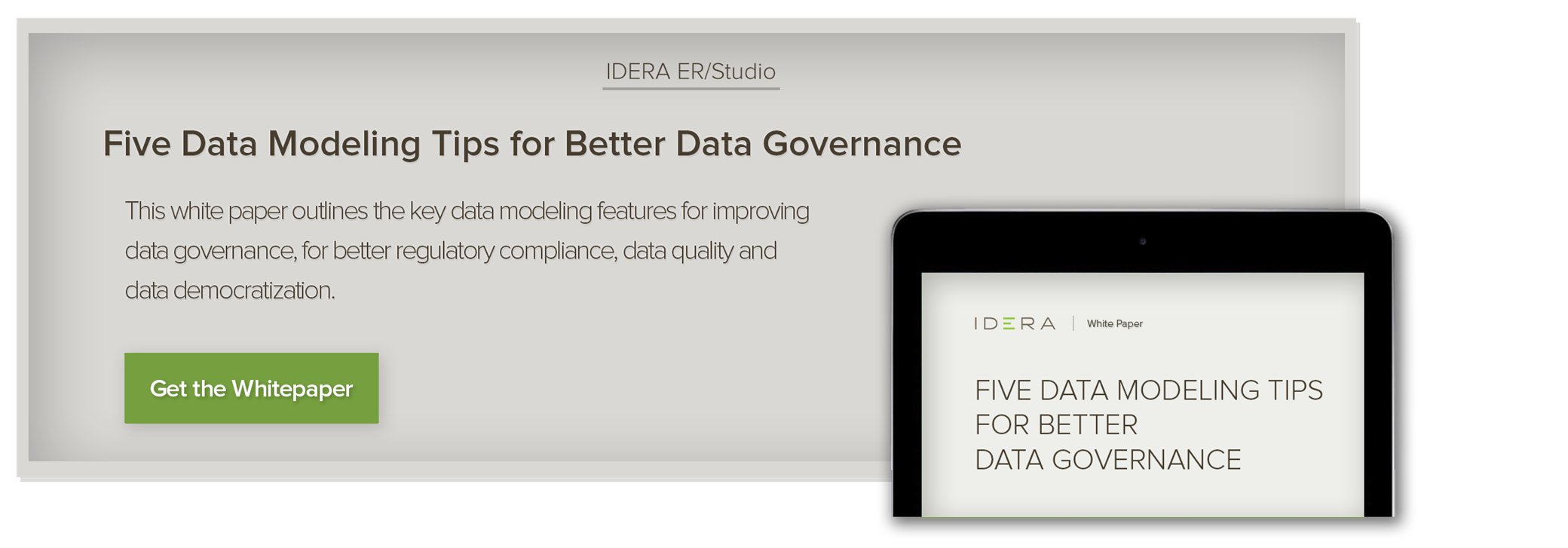 Data Modeling Data Governance