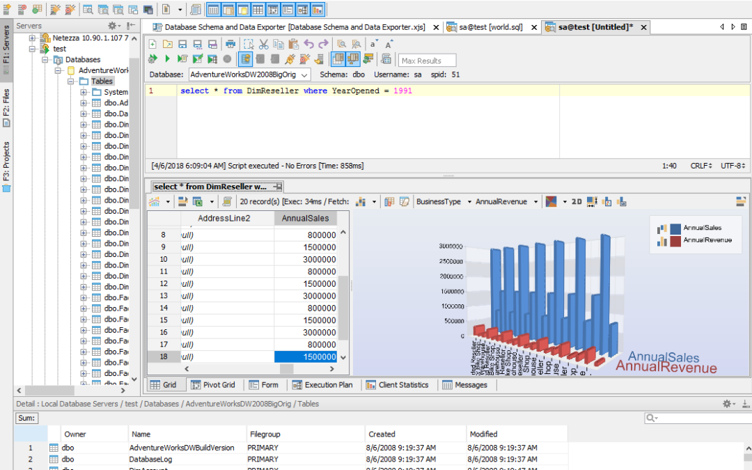 Aqua Data Studio Helps You Manage Databases and Visualize Data