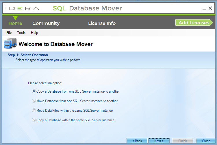 How to migrate SQL Server databases and data files