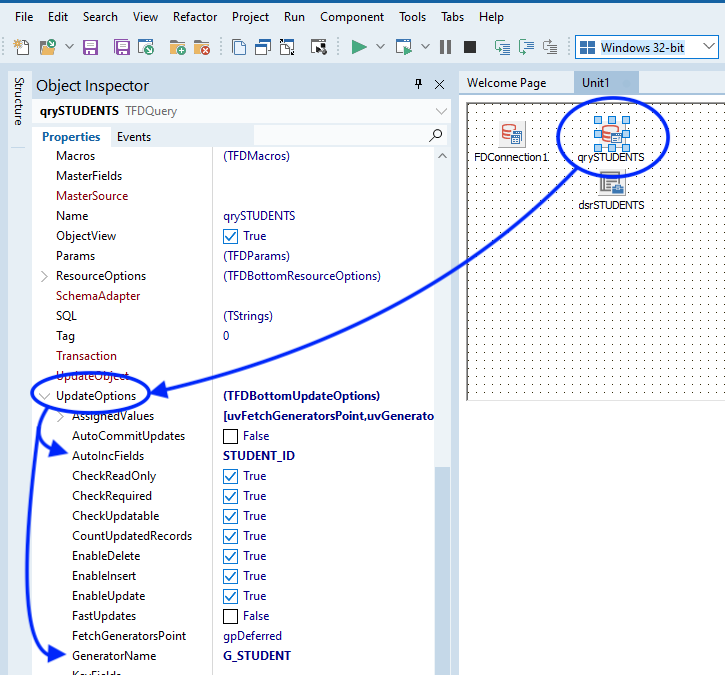 Auto Inc Fields in RAD Server with InterBase