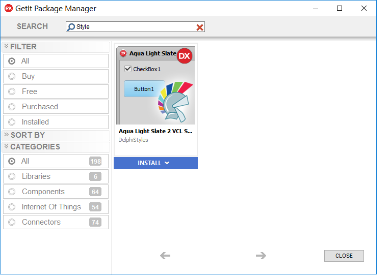 New free VCL Style from DelphiStyles.com available in GetIt