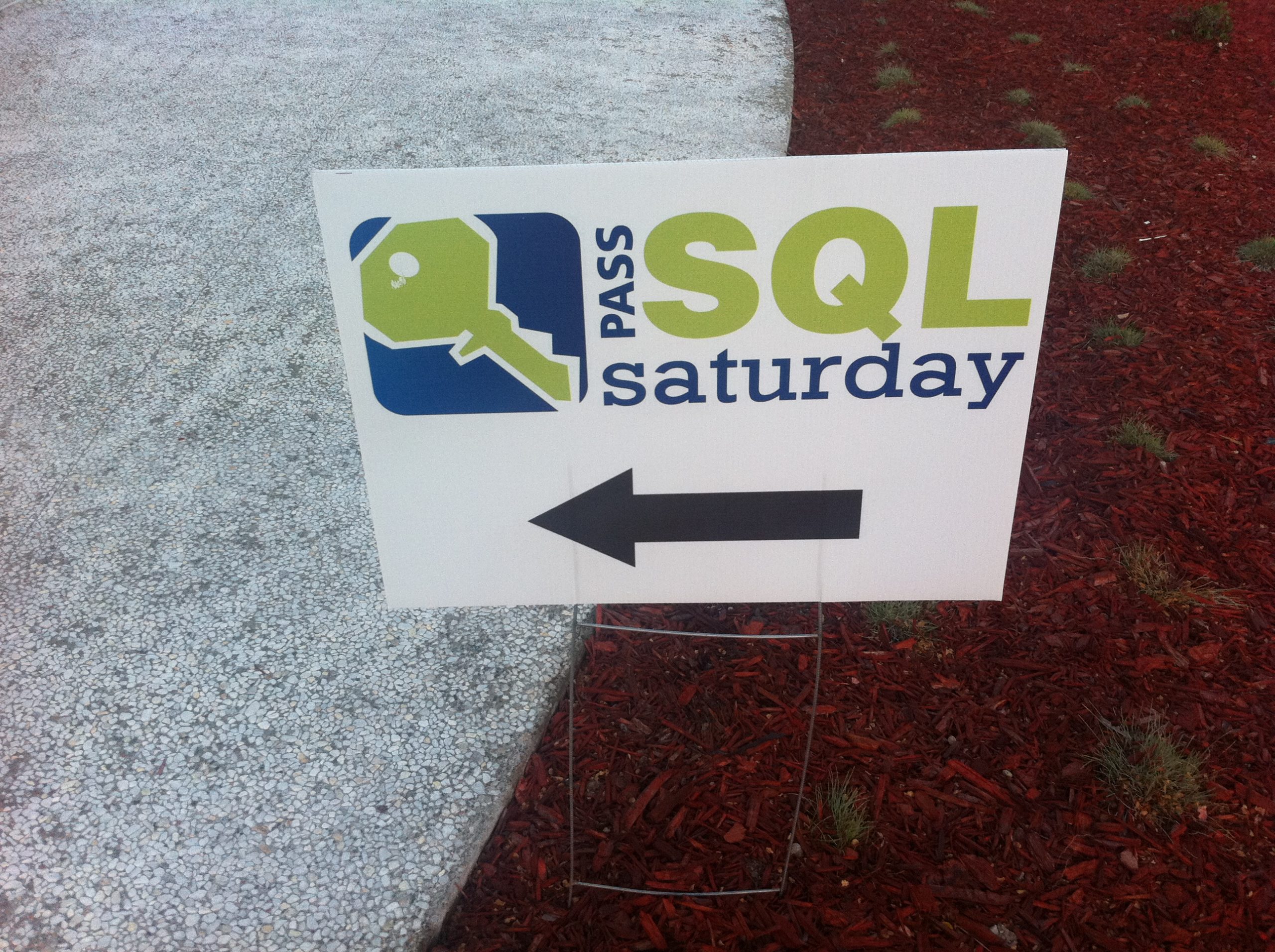 SQL Saturday Silicon Valley Sign