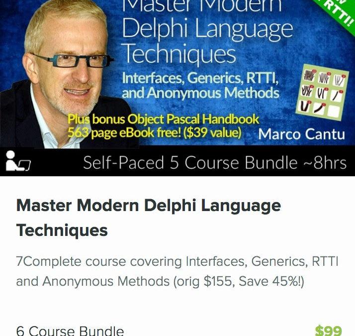 My New RTTI in Delphi Class on Embarcadero Academy