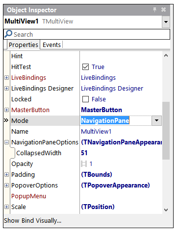 Using the new Windows 10 TMultiView mode in your FireMonkey applications