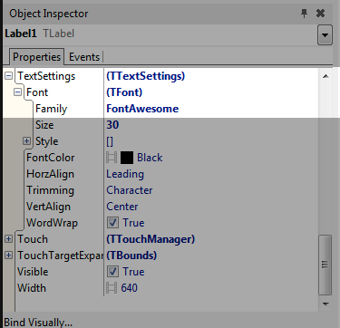 Object-Inspector-Font-Family