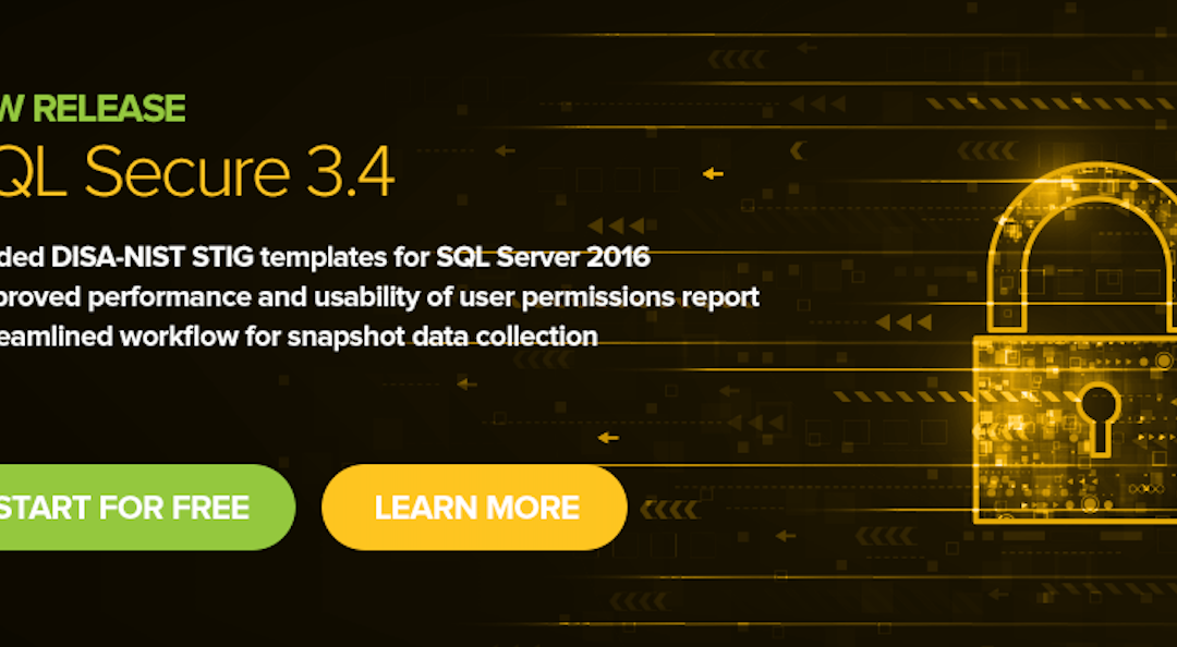Announcing the General Availability of SQL Secure 3.4