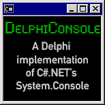 Delphi Console