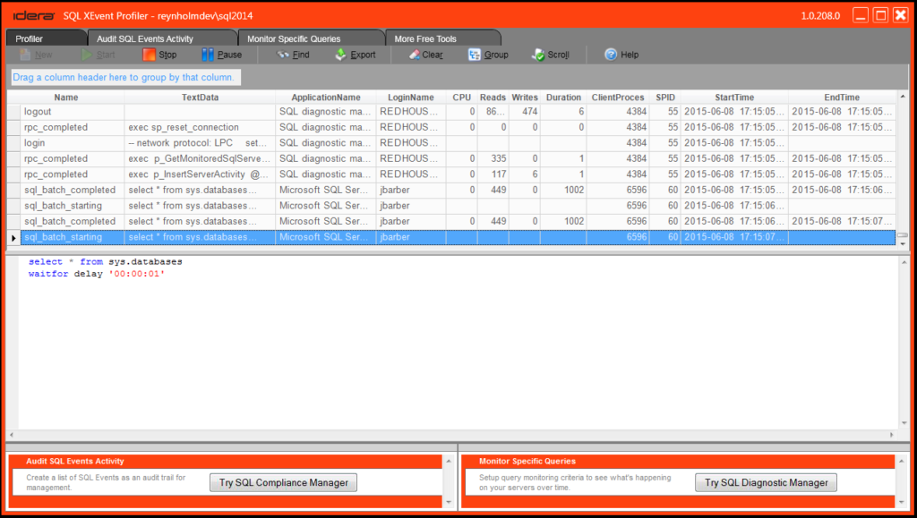 Xevent Profiler 4