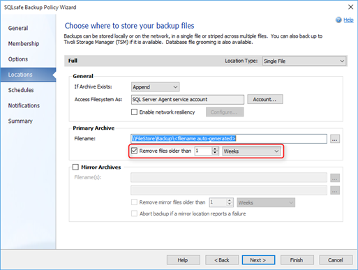 A Closer Look At SQL Safe’s Backup File Deletion