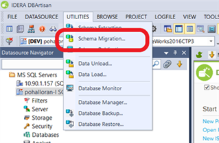 Migrating Schemas and Data with DBArtisan