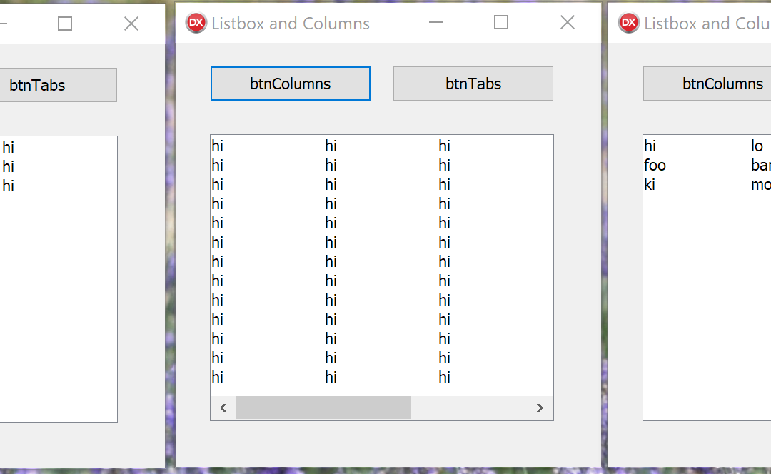 Classic Tips: VCL Multi-Column ListBox