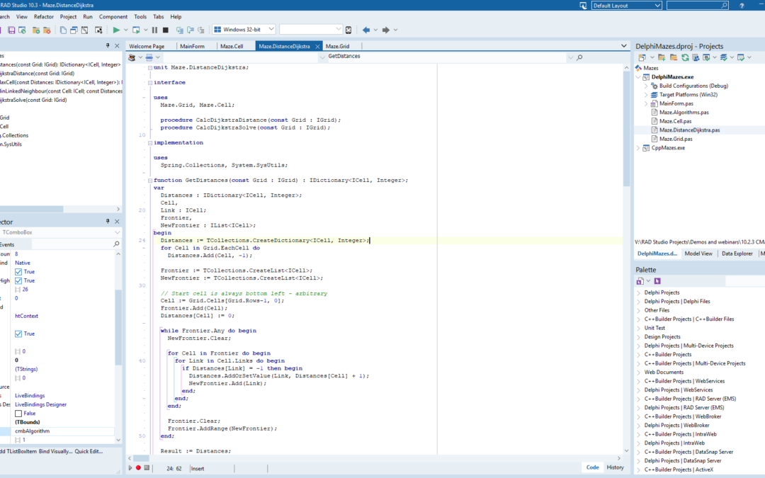 New in 10.3: IDE UI Improvements in the Main Window