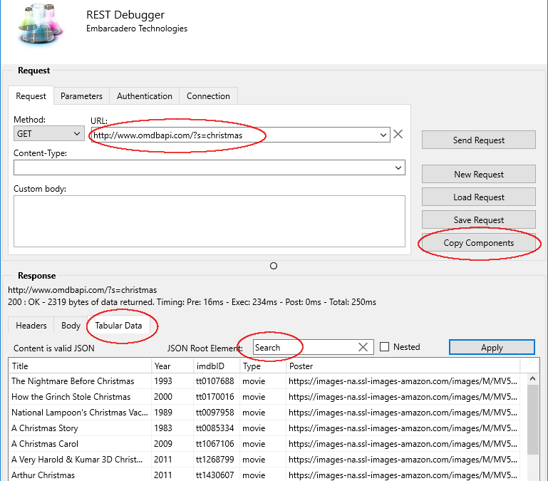 Quickly Build A Cross Platform Low Code Christmas Movie REST API Client With Delphi FireMonkey