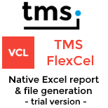 (Trial) TMS FlexCel for VCL && FMX