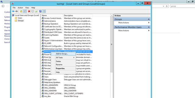 Windows Group Performance Monitor